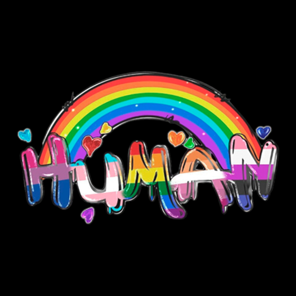 Human Rights LGBTQ Washed T-Shirt