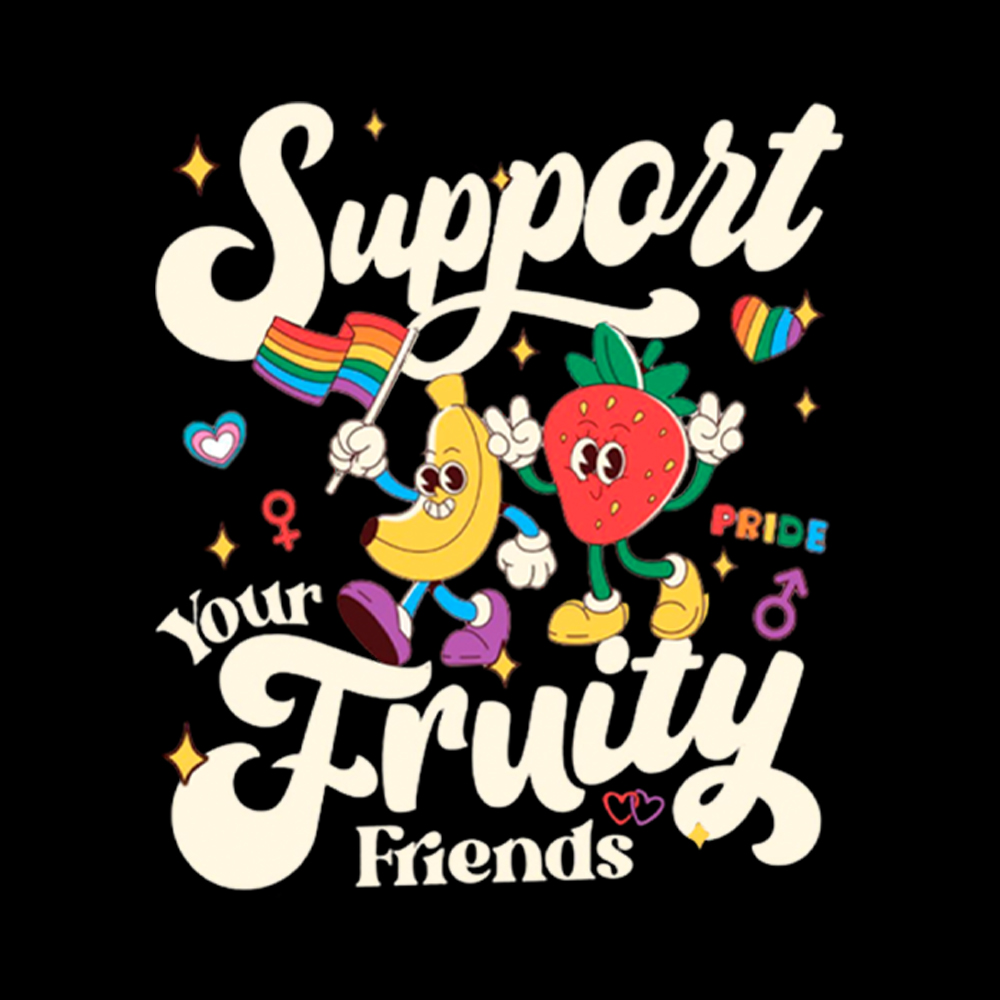 Support Your Fruity Friends Washed T-Shirt
