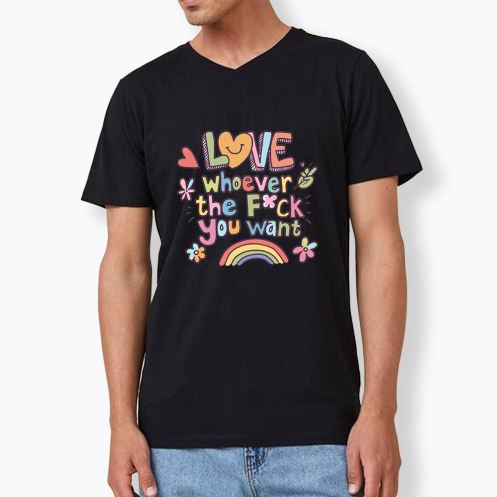 Love Whoever You Want V-Neck Classic T-Shirt