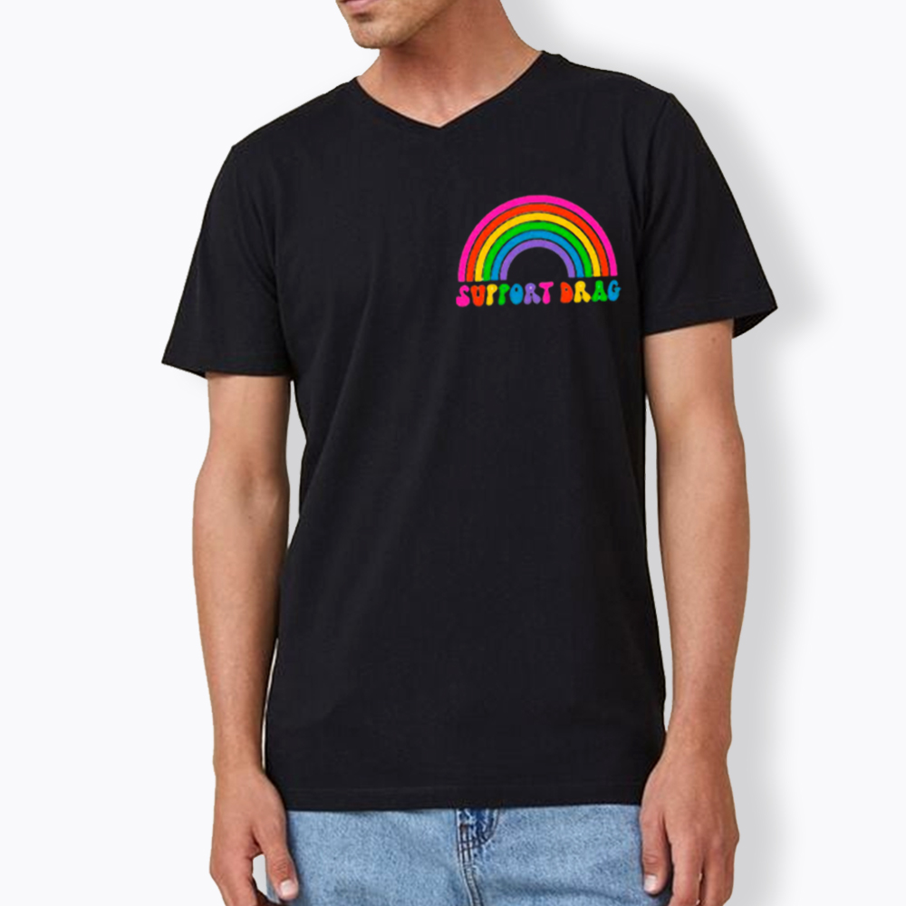 Support Drag V-Neck Classic T-Shirt