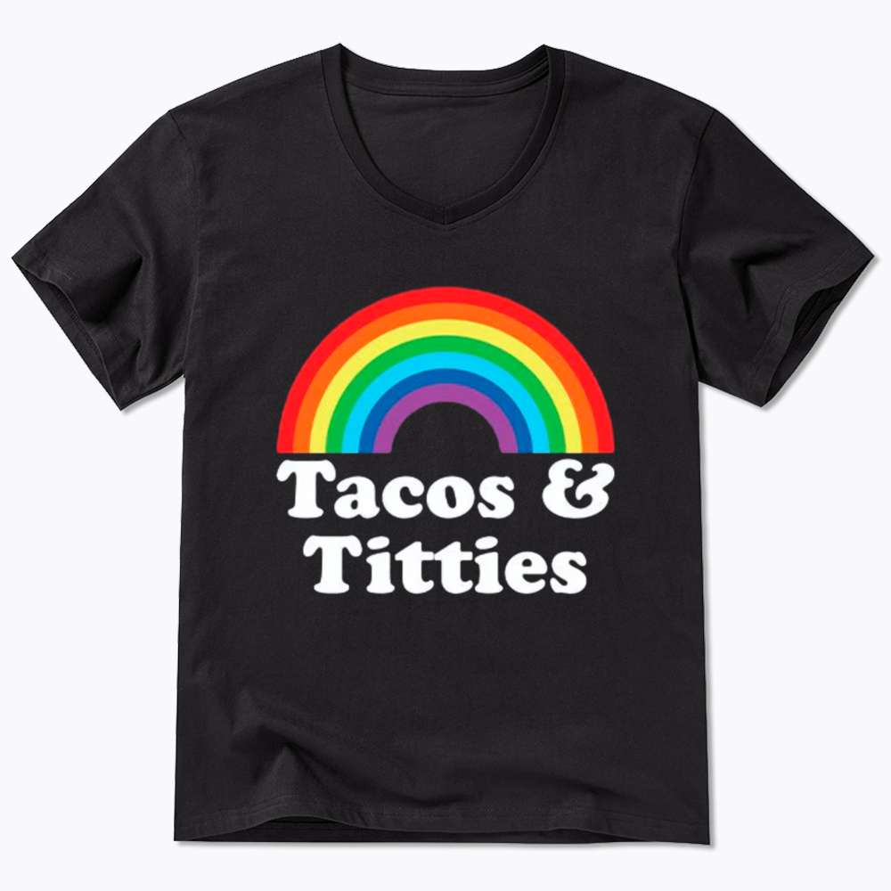 Tacos and Titties V-Neck Classic T-Shirt