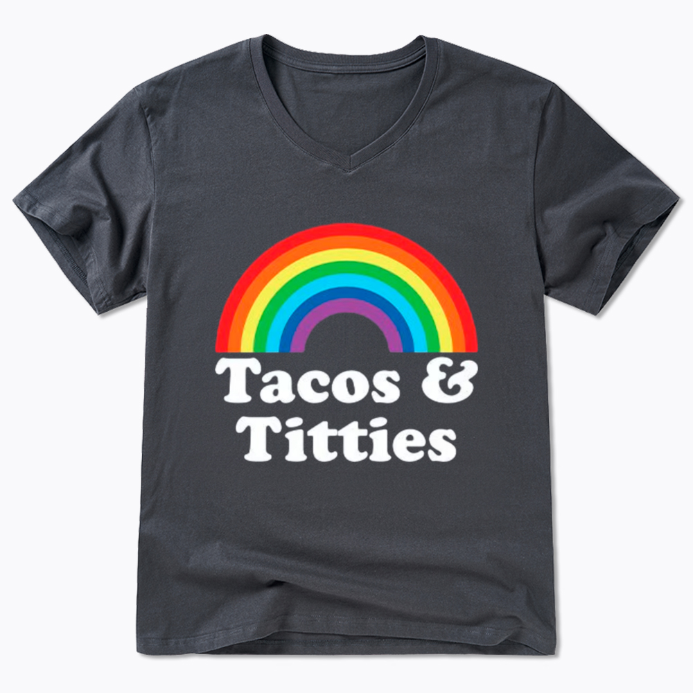 Tacos and Titties V-Neck Classic T-Shirt