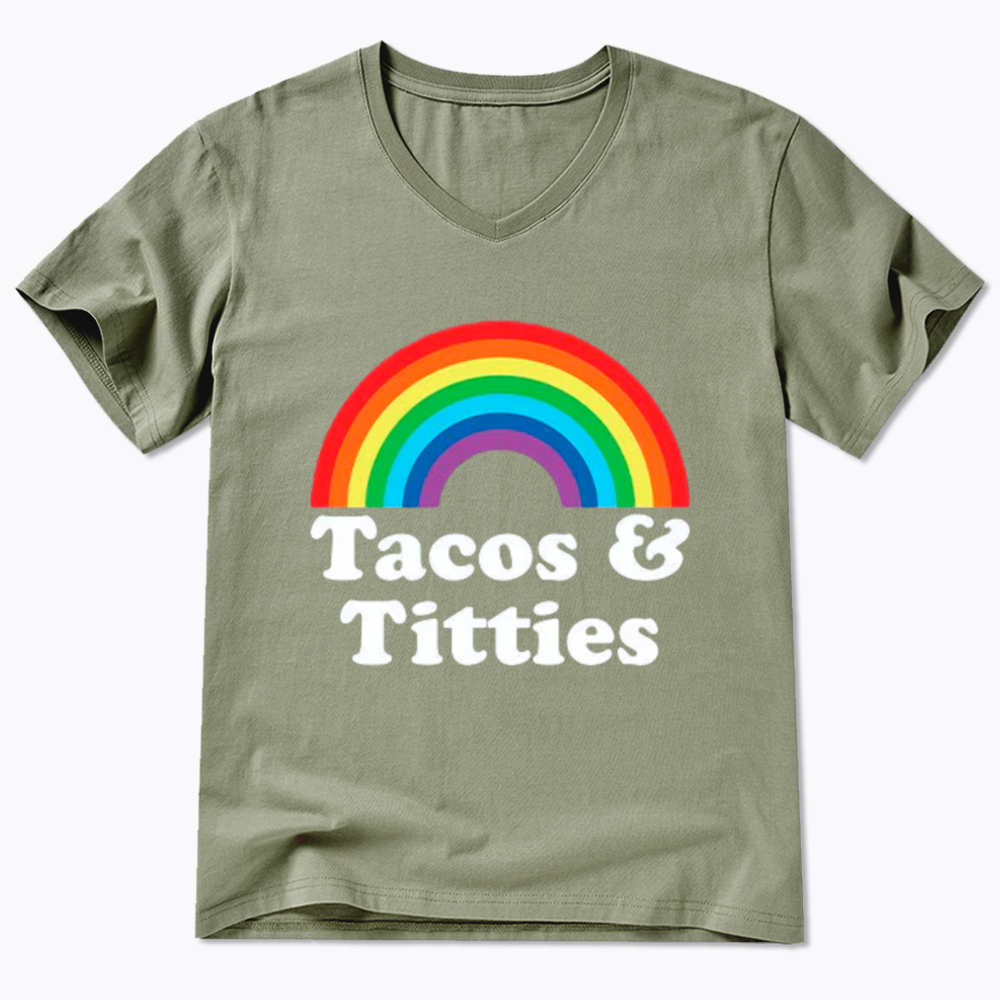 Tacos and Titties V-Neck Classic T-Shirt