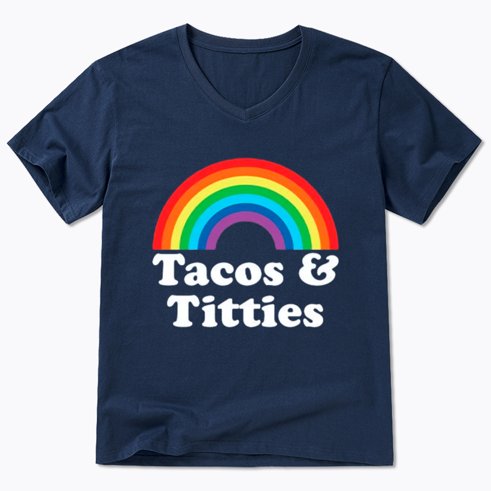 Tacos and Titties V-Neck Classic T-Shirt