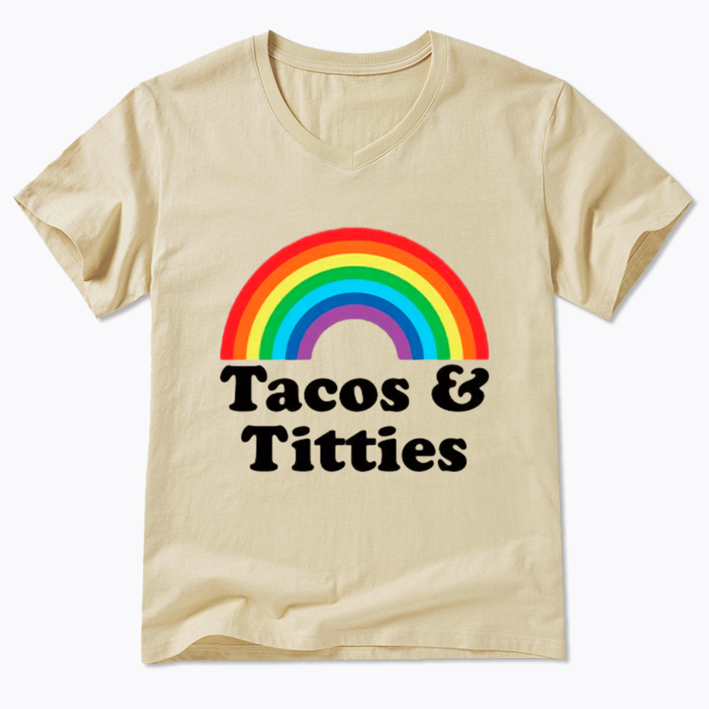 Tacos and Titties V-Neck Classic T-Shirt