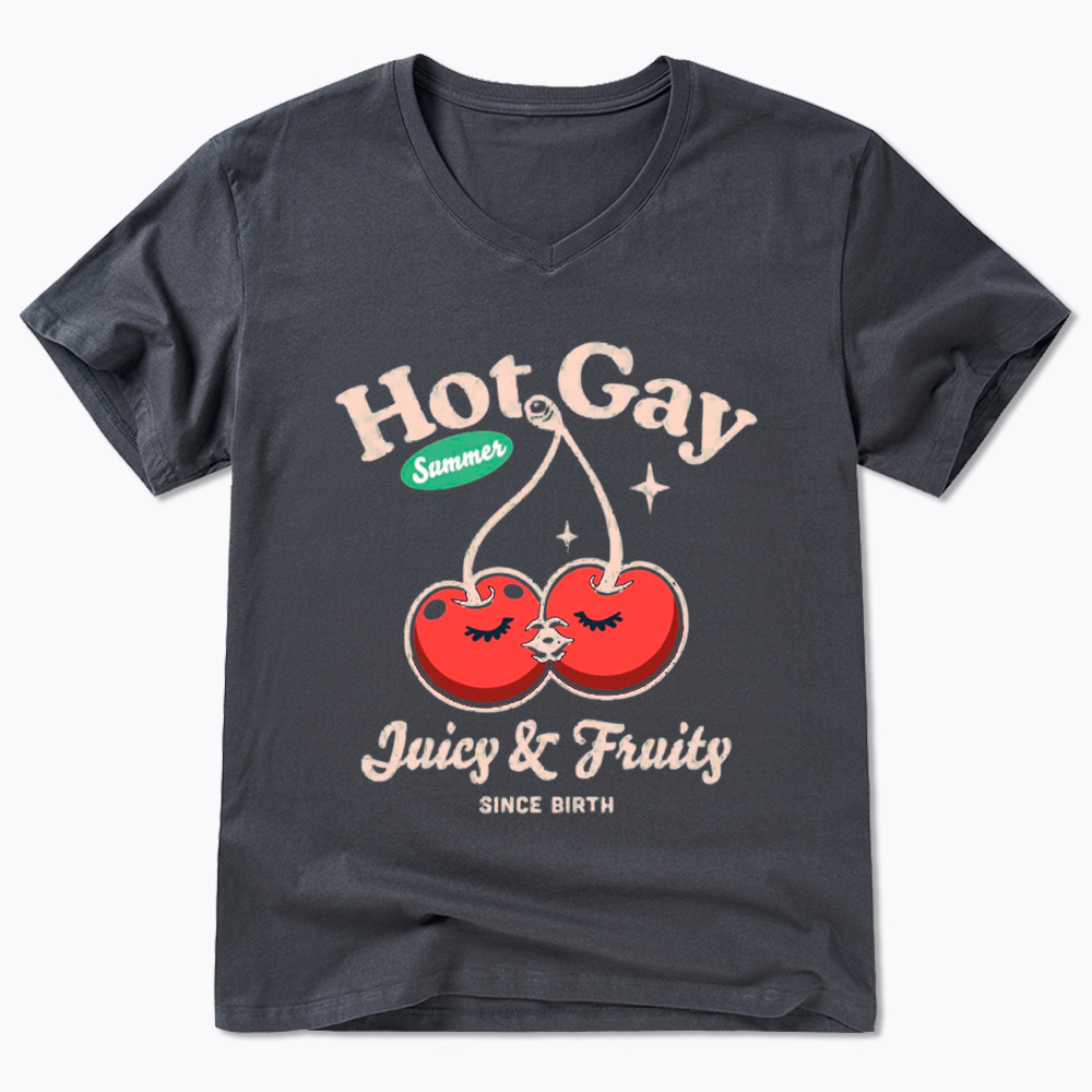 Hot Gay Summer V-Neck Classic T-Shirt