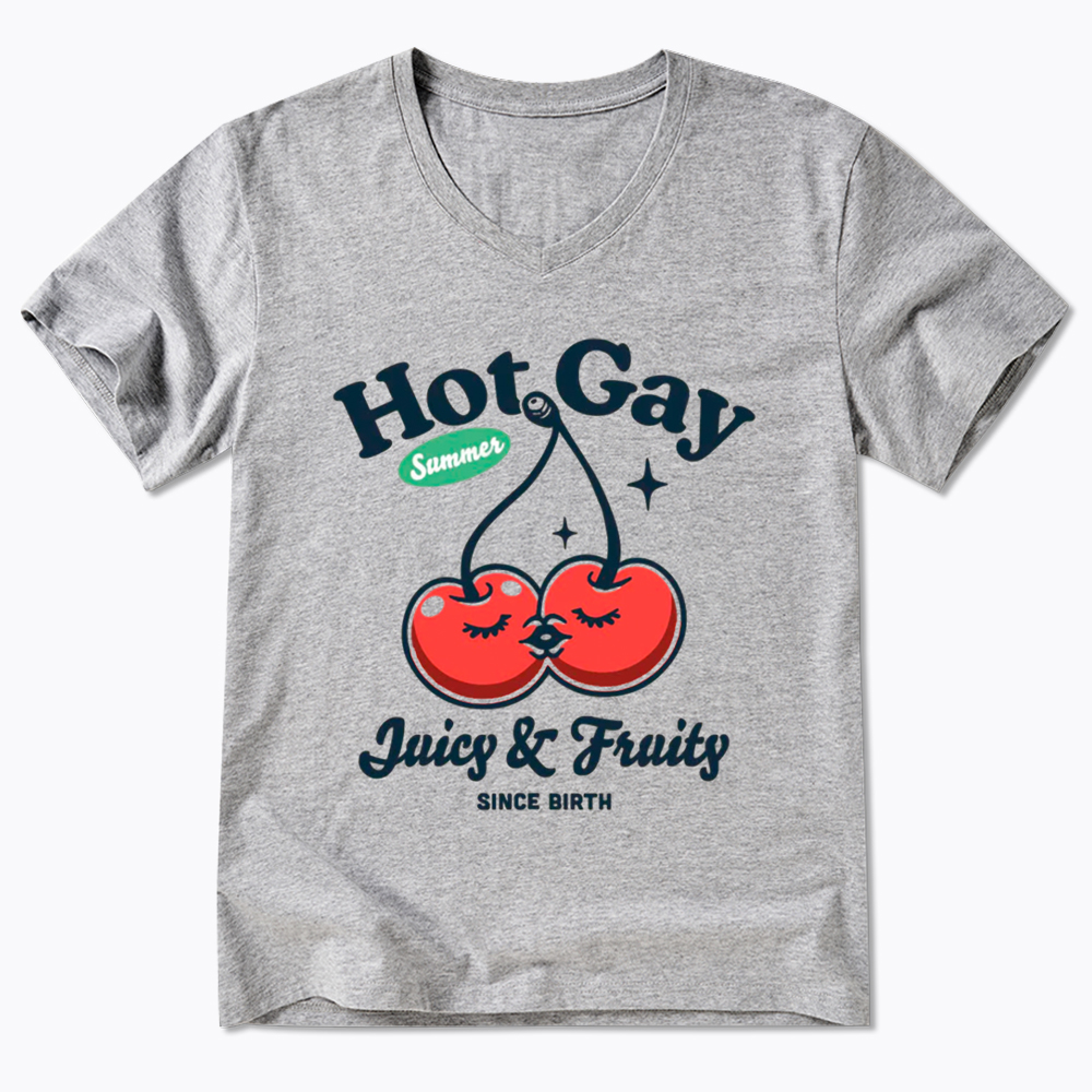 Hot Gay Summer V-Neck Classic T-Shirt