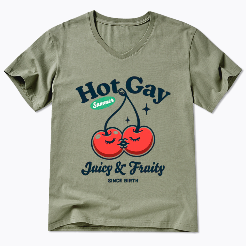 Hot Gay Summer V-Neck Classic T-Shirt