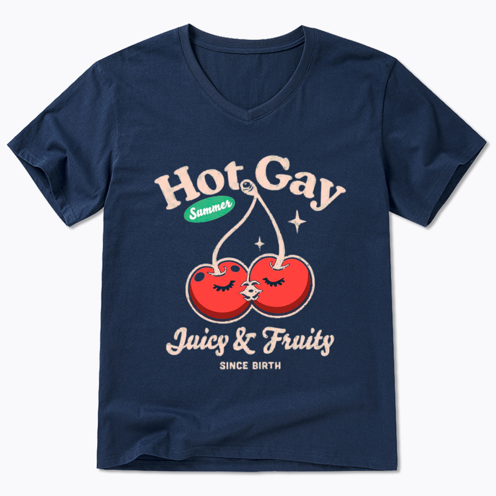 Hot Gay Summer V-Neck Classic T-Shirt