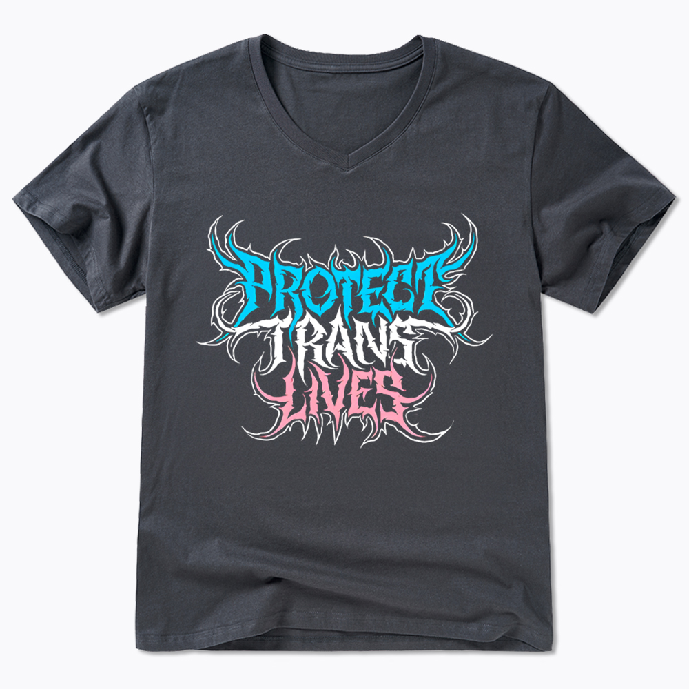 Protect Trans Lives V-Neck Classic T-Shirt