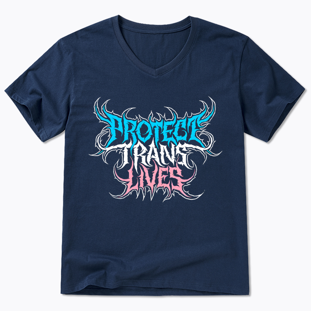 Protect Trans Lives V-Neck Classic T-Shirt
