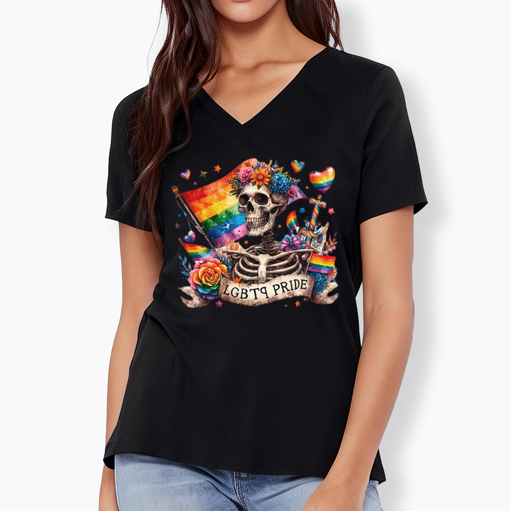 LGBTQ Pride V-Neck Classic T-Shirt