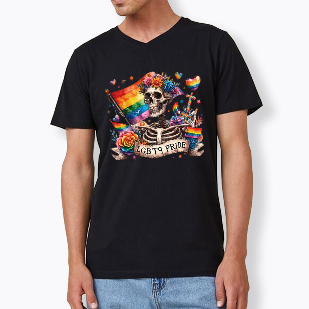 LGBTQ Pride V-Neck Classic T-Shirt
