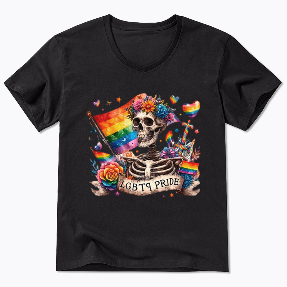 LGBTQ Pride V-Neck Classic T-Shirt