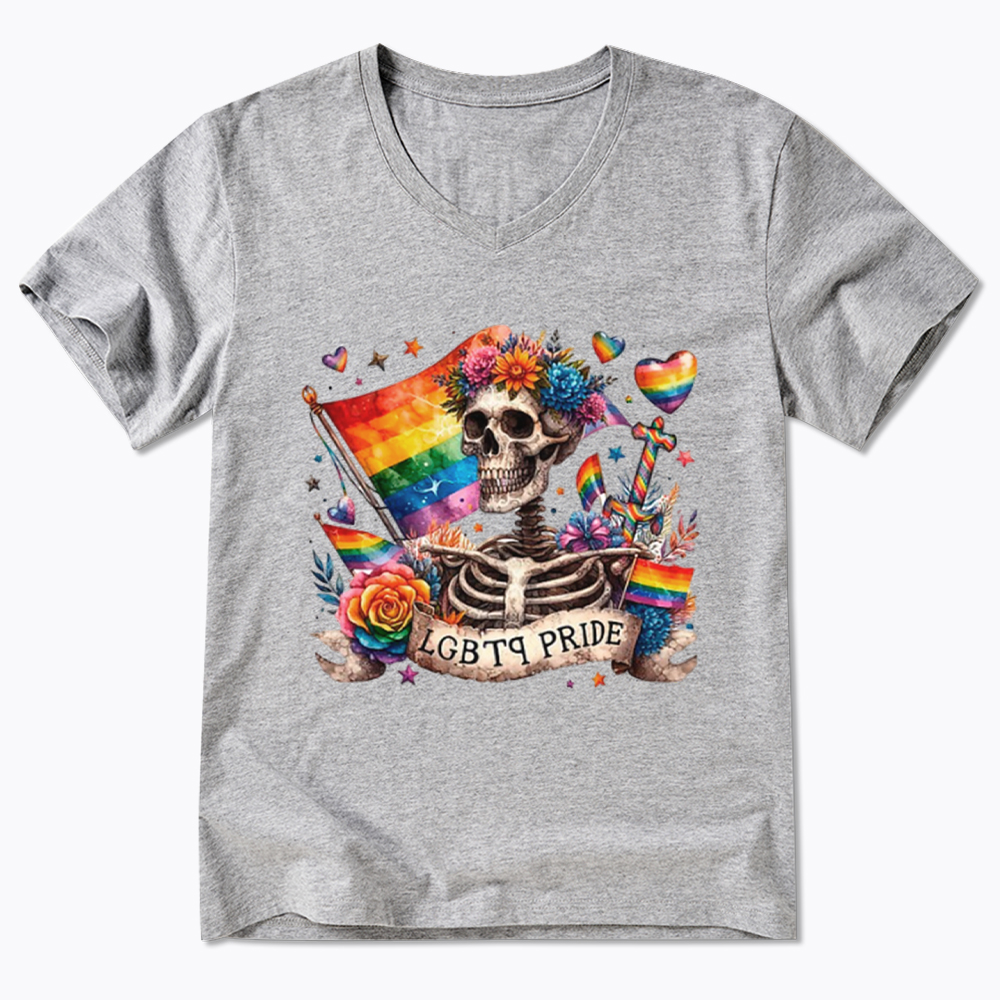 LGBTQ Pride V-Neck Classic T-Shirt