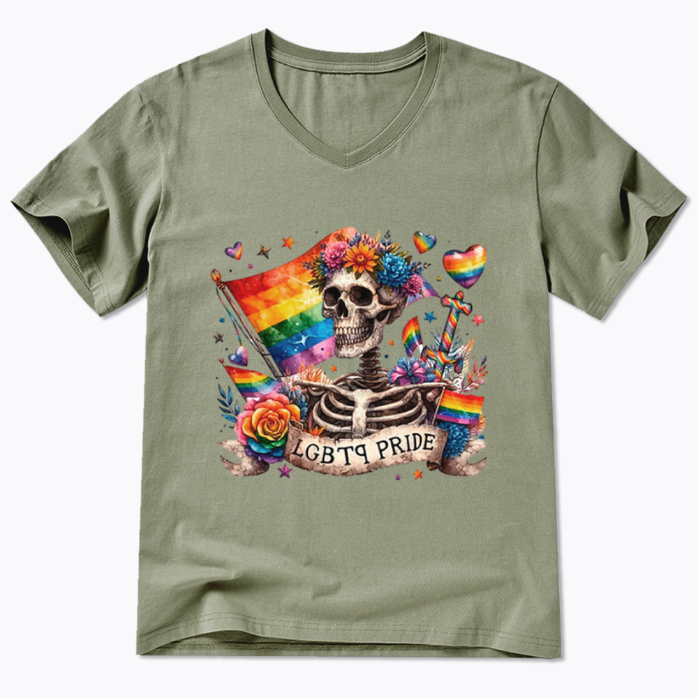 LGBTQ Pride V-Neck Classic T-Shirt
