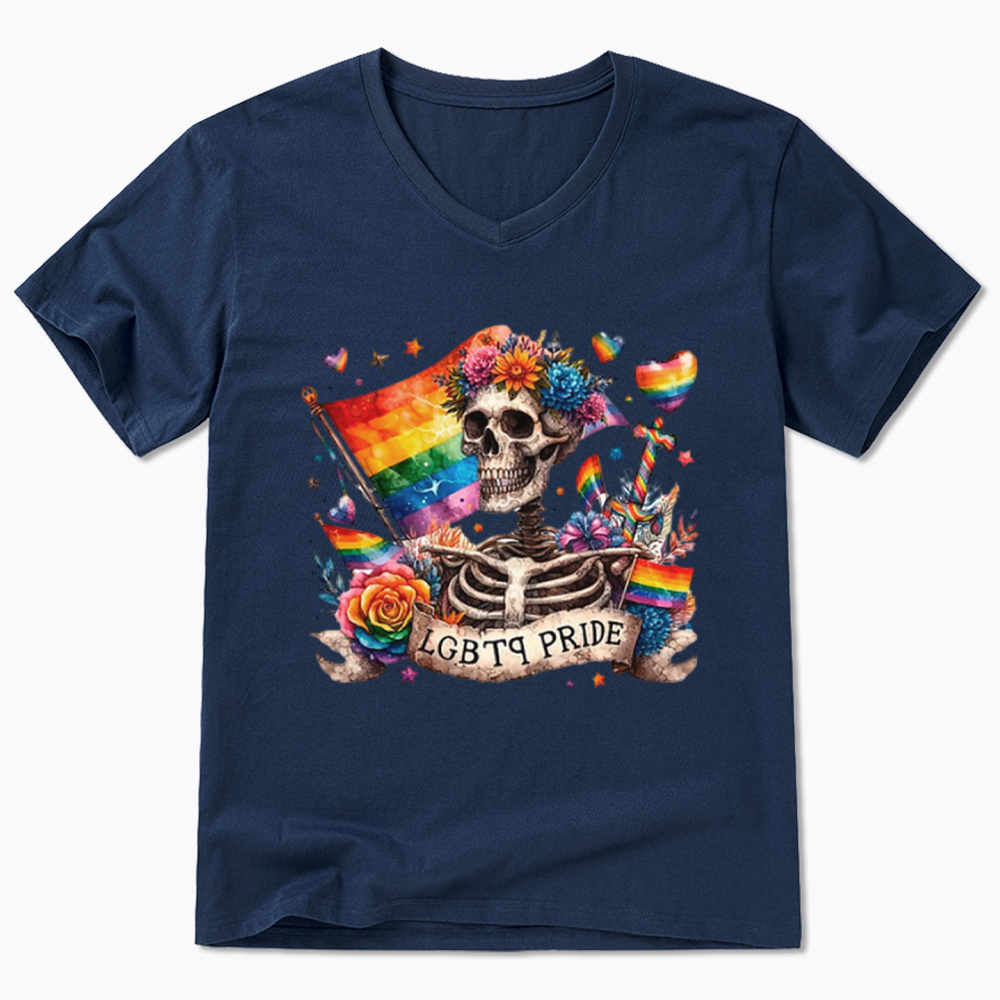 LGBTQ Pride V-Neck Classic T-Shirt