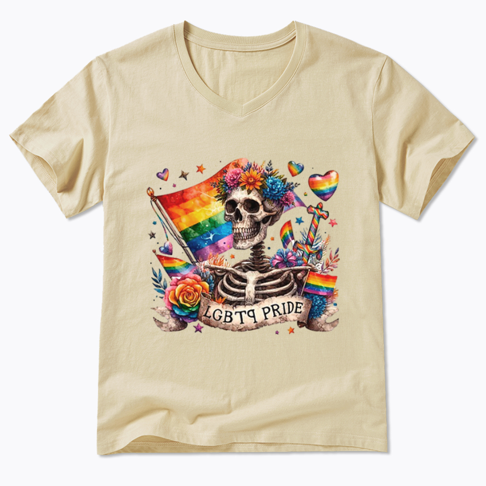 LGBTQ Pride V-Neck Classic T-Shirt