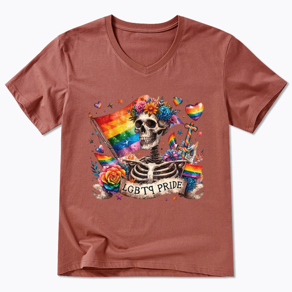 LGBTQ Pride V-Neck Classic T-Shirt