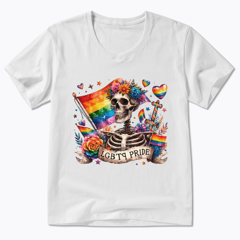 LGBTQ Pride V-Neck Classic T-Shirt