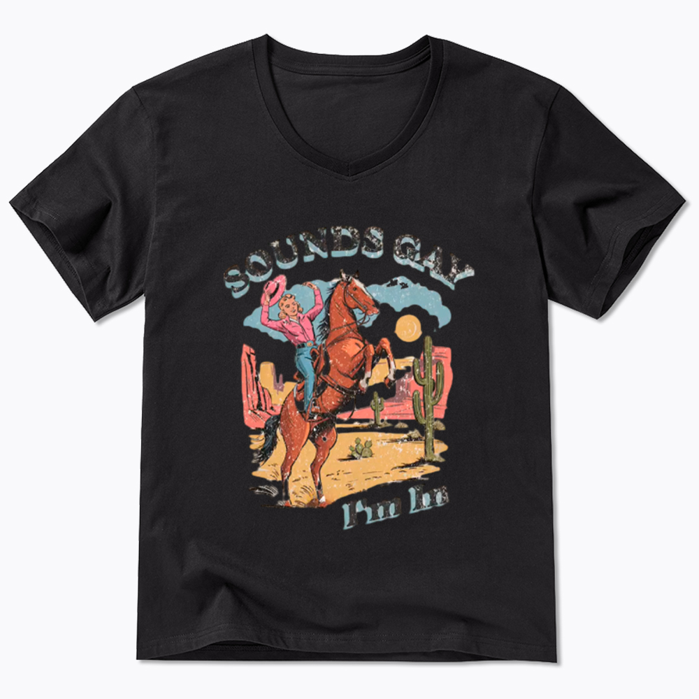 SOUNDS GAY Im In V-Neck Classic T-Shirt