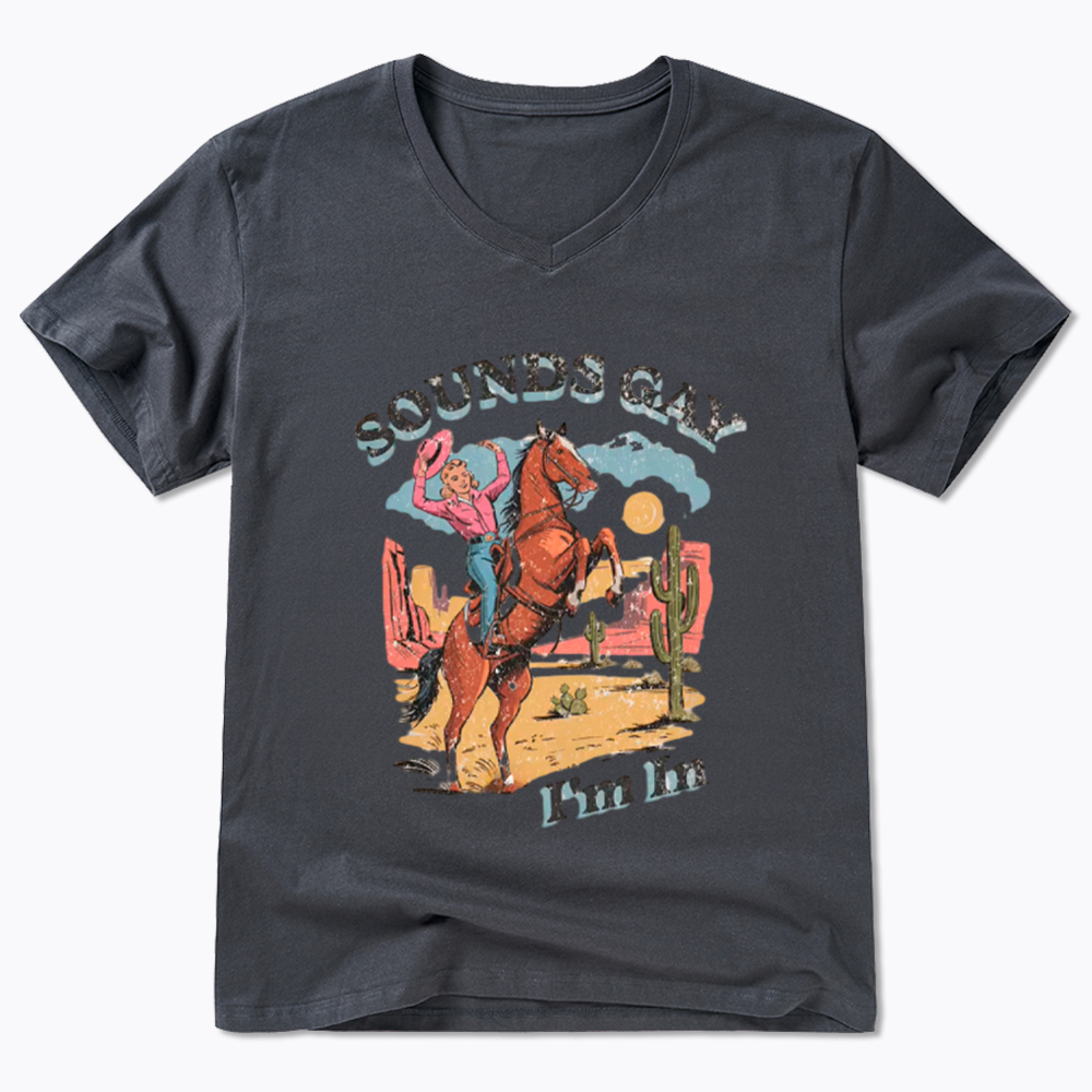 SOUNDS GAY Im In V-Neck Classic T-Shirt