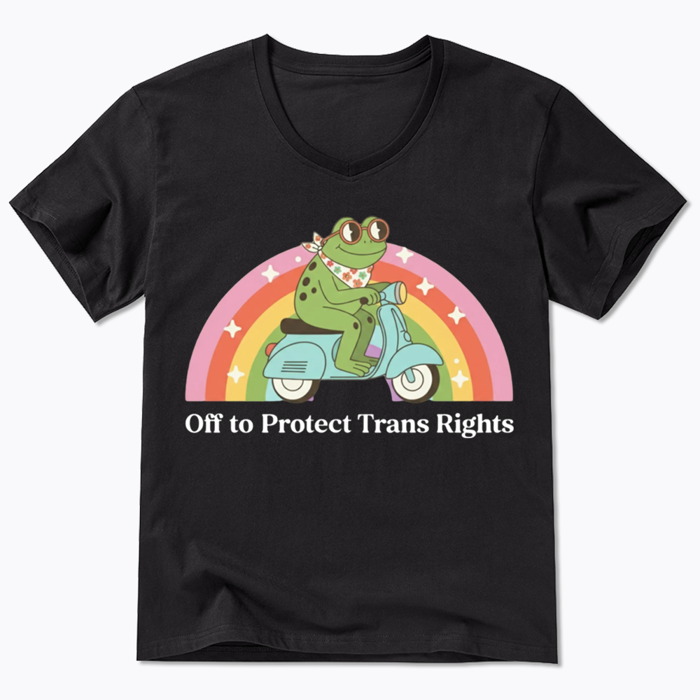 Protect Trans Rights V-Neck Classic T-Shirt