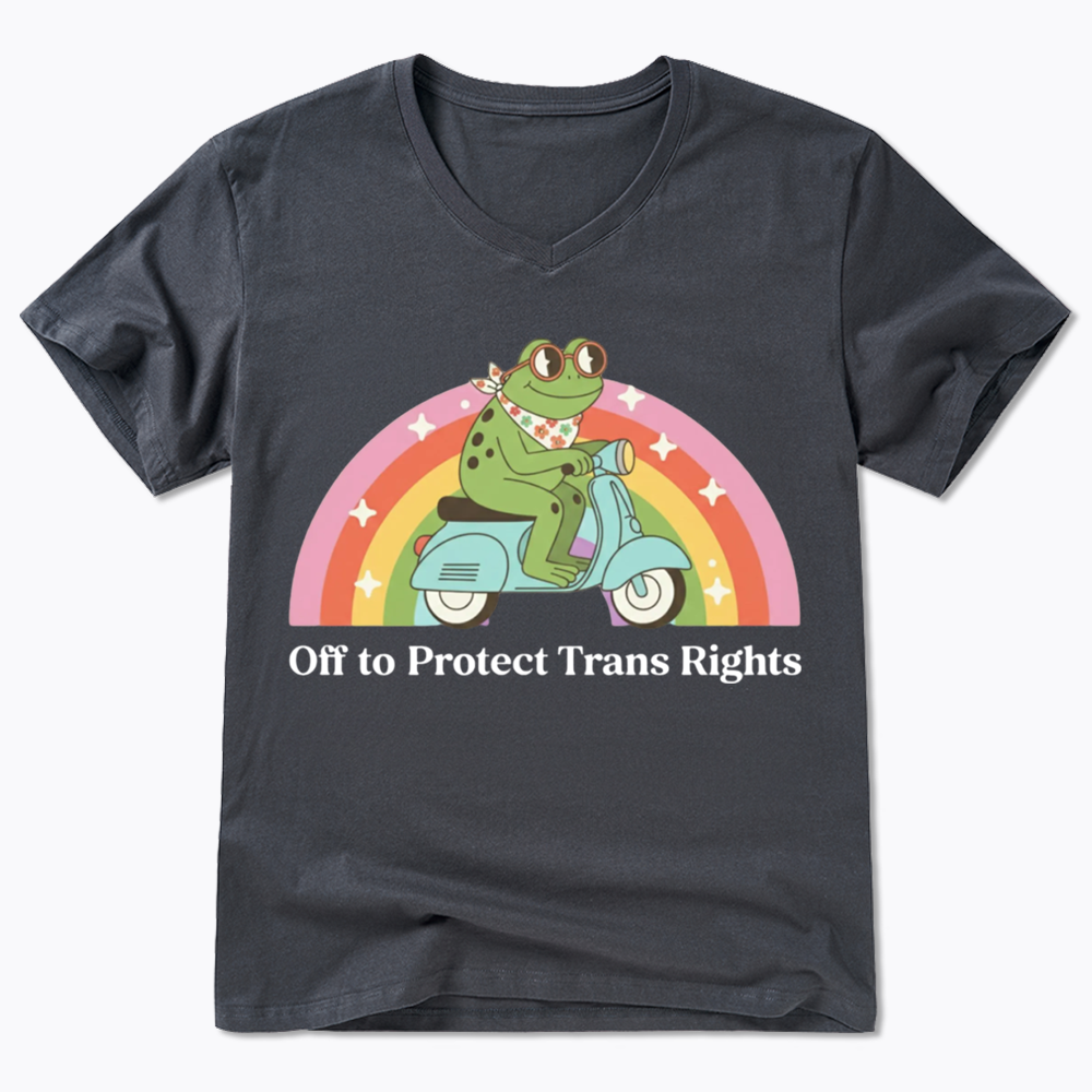 Protect Trans Rights V-Neck Classic T-Shirt