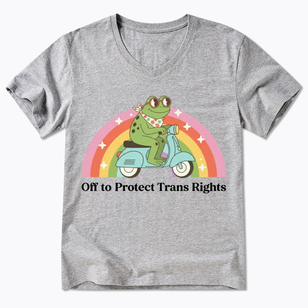 Protect Trans Rights V-Neck Classic T-Shirt