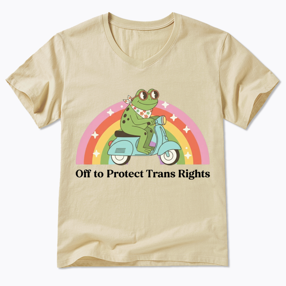 Protect Trans Rights V-Neck Classic T-Shirt