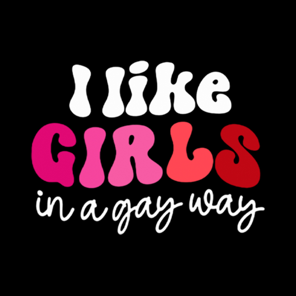 Like Girls In A Gay Way Washed T-Shirt