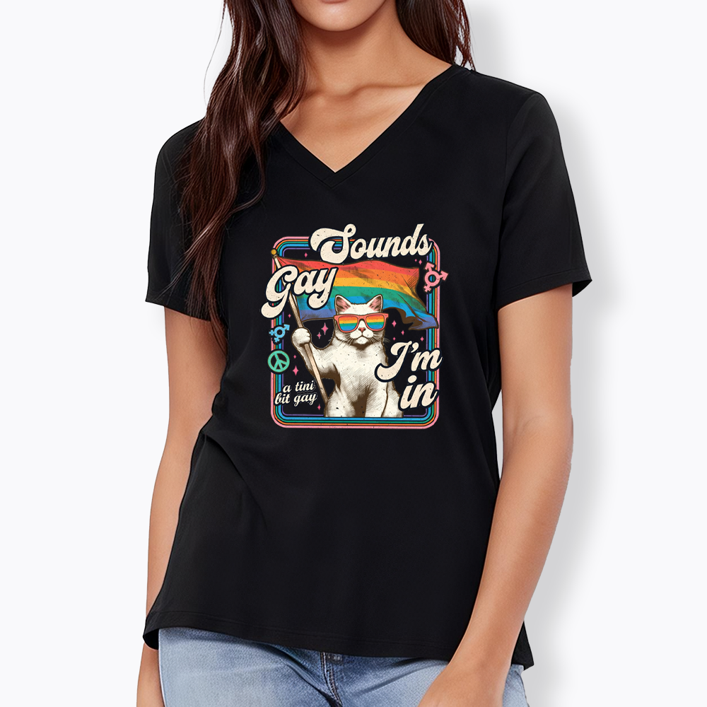 Sounds Gay I'm In V-Neck Classic T-Shirt