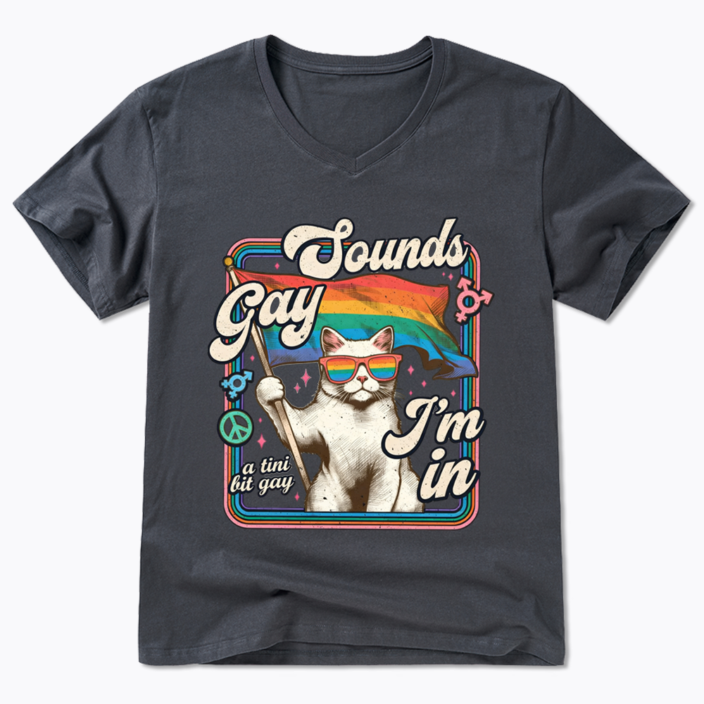 Sounds Gay I'm In V-Neck Classic T-Shirt