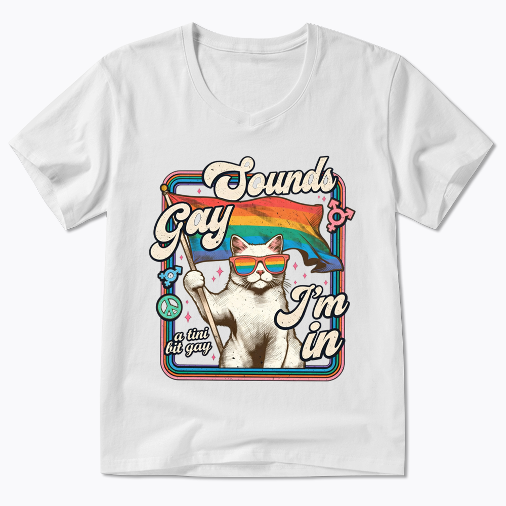 Sounds Gay I'm In V-Neck Classic T-Shirt