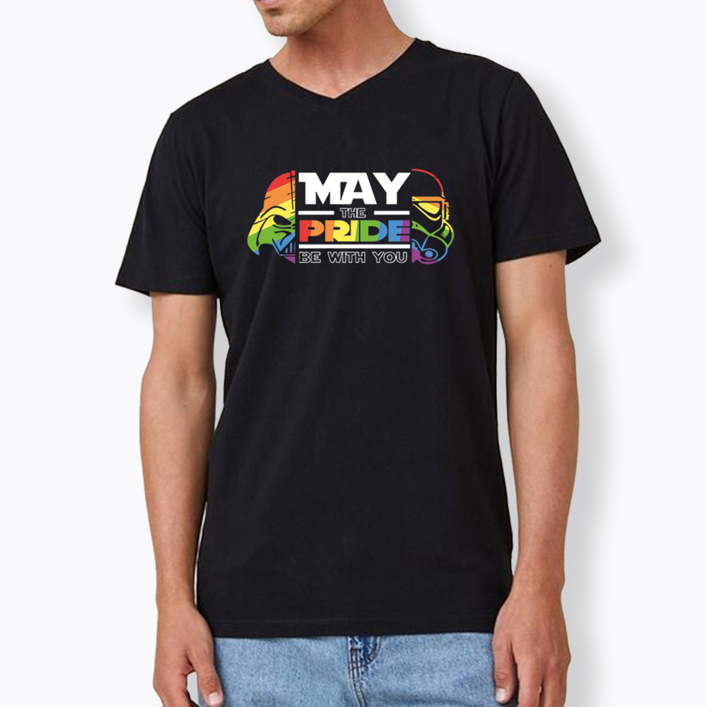 May the Pride be with You V-Neck Classic T-Shirt
