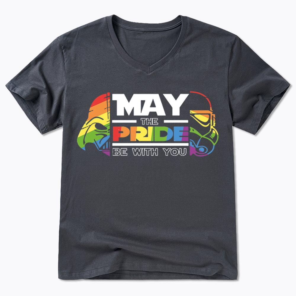 May the Pride be with You V-Neck Classic T-Shirt