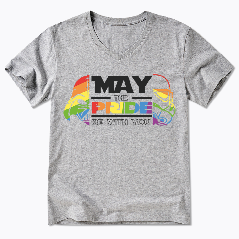 May the Pride be with You V-Neck Classic T-Shirt