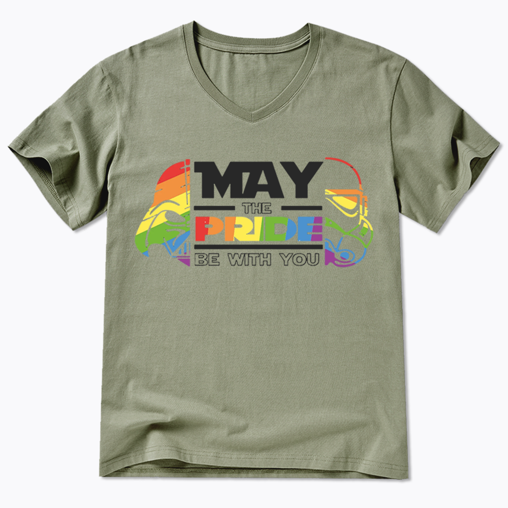 May the Pride be with You V-Neck Classic T-Shirt