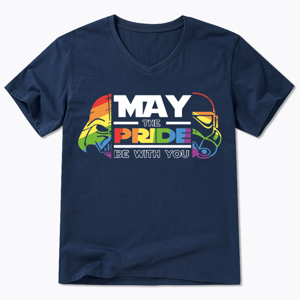 May the Pride be with You V-Neck Classic T-Shirt