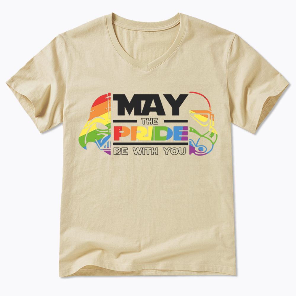 May the Pride be with You V-Neck Classic T-Shirt