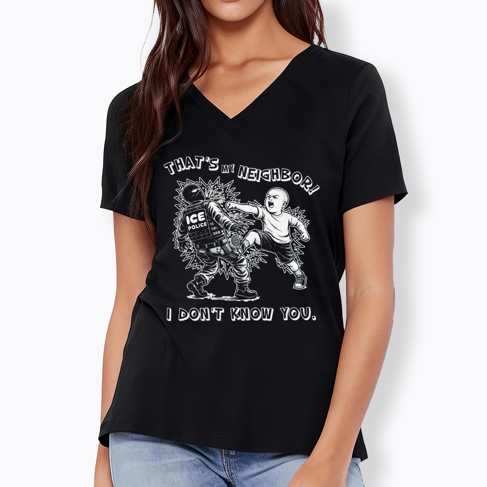 That's My Neighbor NO ICE V-Neck Classic T-Shirt