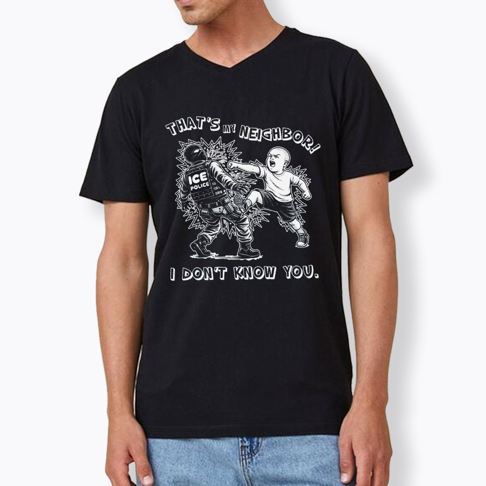 That's My Neighbor NO ICE V-Neck Classic T-Shirt