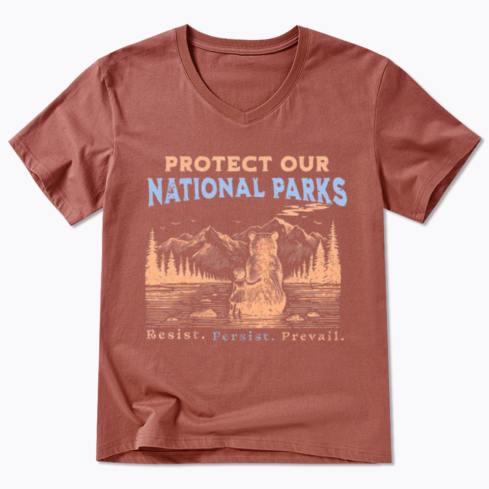 Protect Our National Parks V-Neck Classic T-Shirt