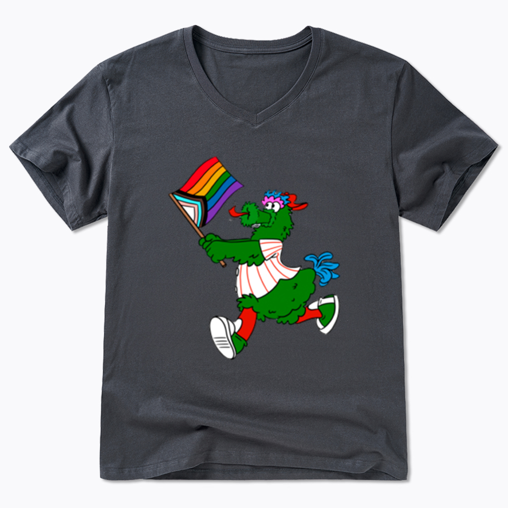 Phanatic with Pride Flag V-Neck Classic T-Shirt