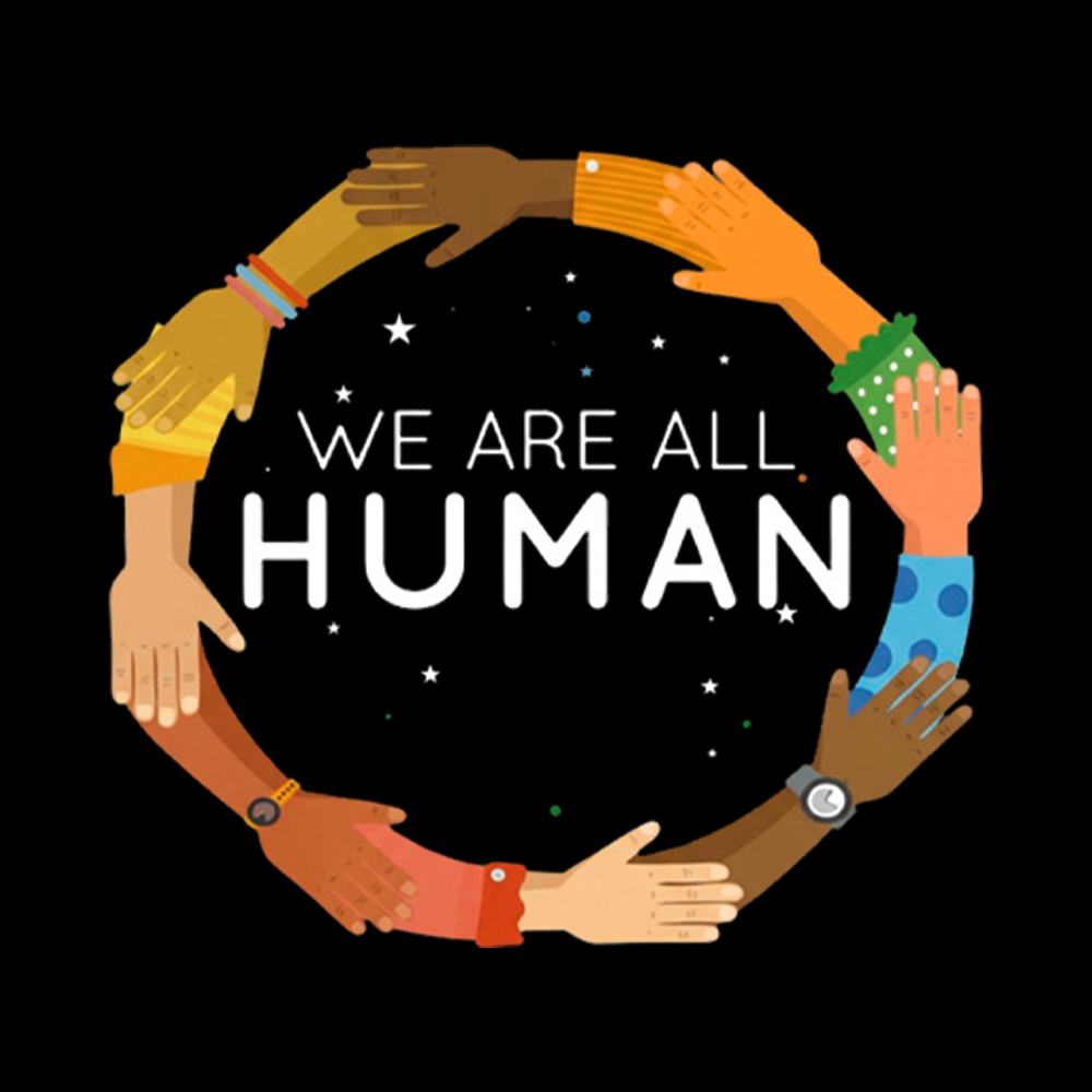 We Are All Human Racial Justice Human Equality Inclusion V-Neck Classic T-Shirt