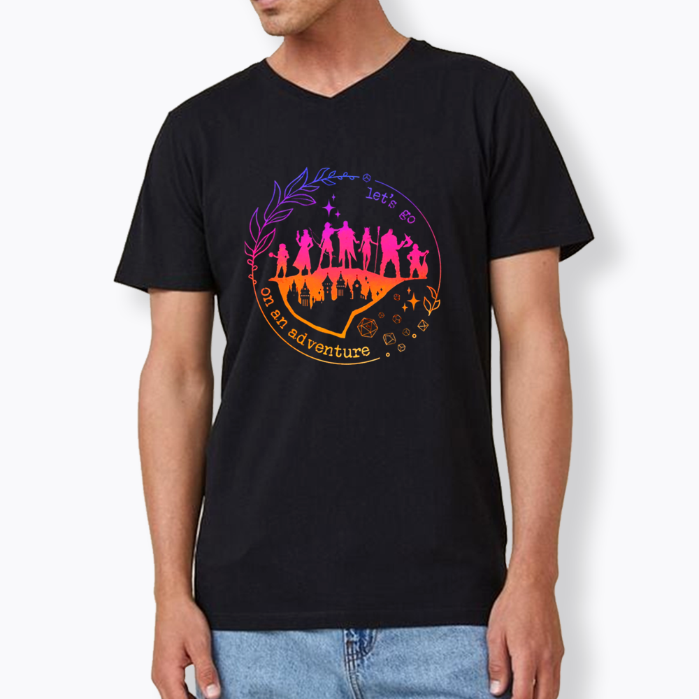 Let's go on an adventure V-Neck Classic T-Shirt