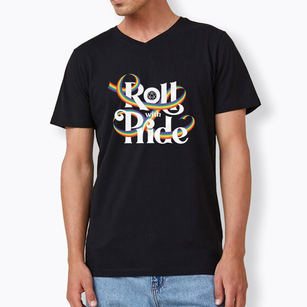 Roll With Pride V-Neck Classic T-Shirt