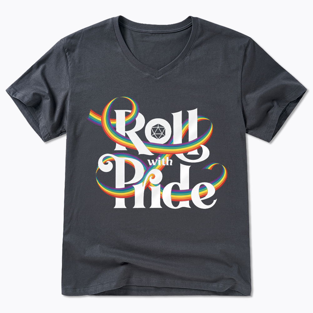 Roll With Pride V-Neck Classic T-Shirt