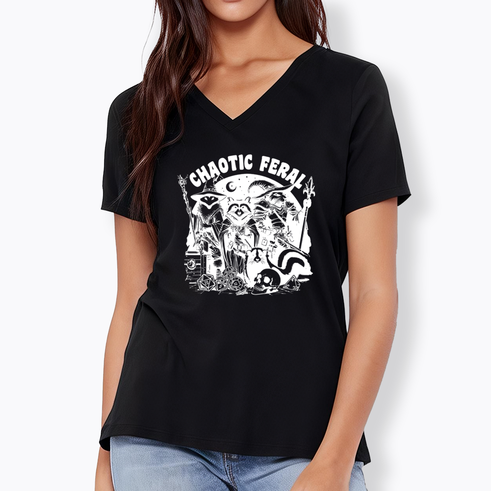 Chaotic Feral V-Neck Classic T-Shirt