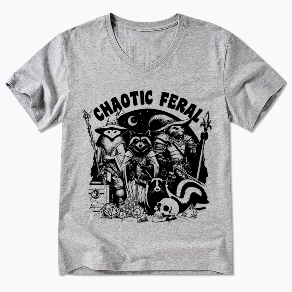 Chaotic Feral V-Neck Classic T-Shirt
